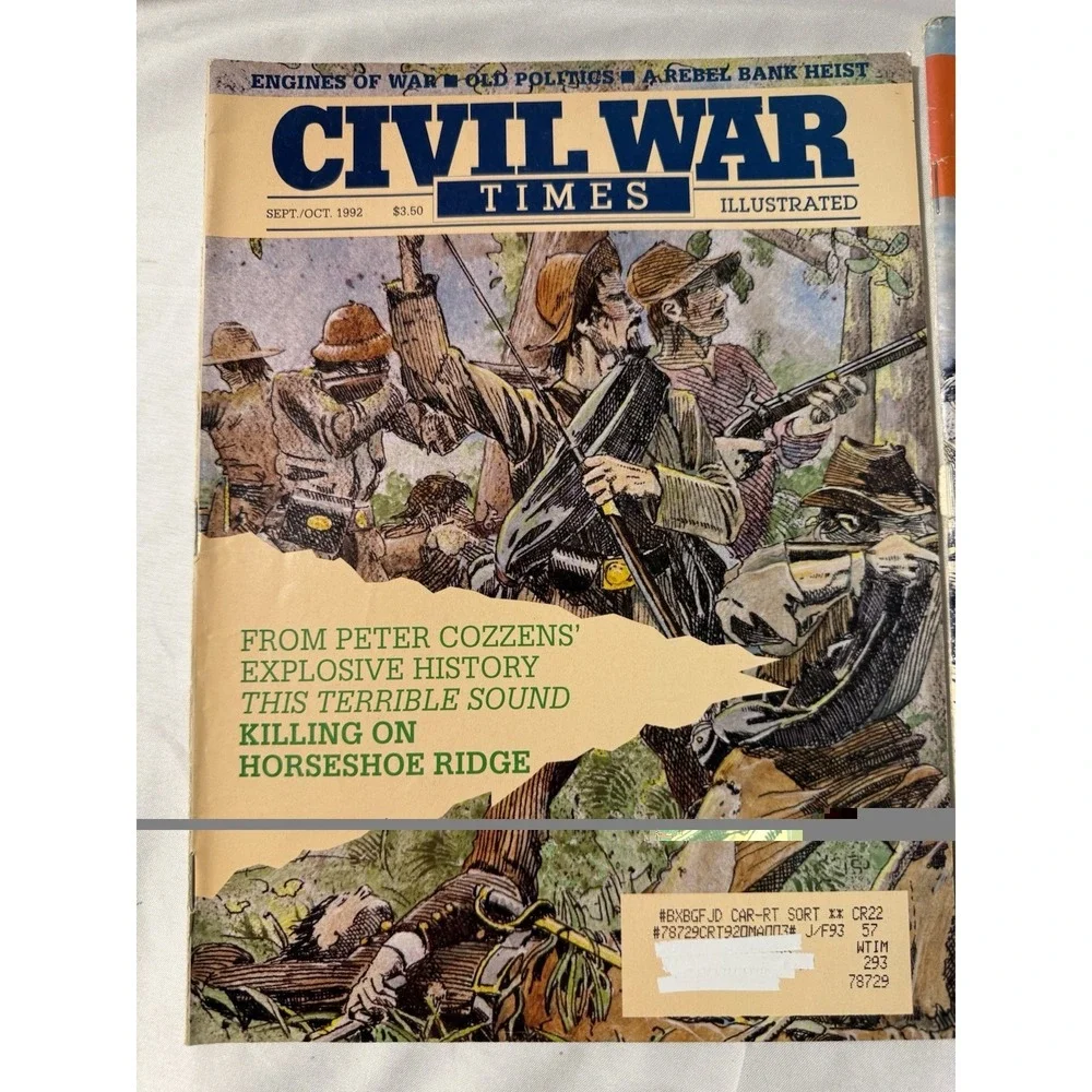 Lot of 3 Civil War Times Illustrated Magazines 1992 May Sept Nov